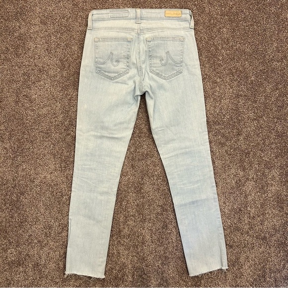 AG Adriano Goldschmied Women's Jeans Size 25 Blue Denim Prima Cigarette Crop EUC - Picture 11 of 16